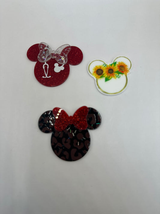 3 Minnie Mouse Acrylics