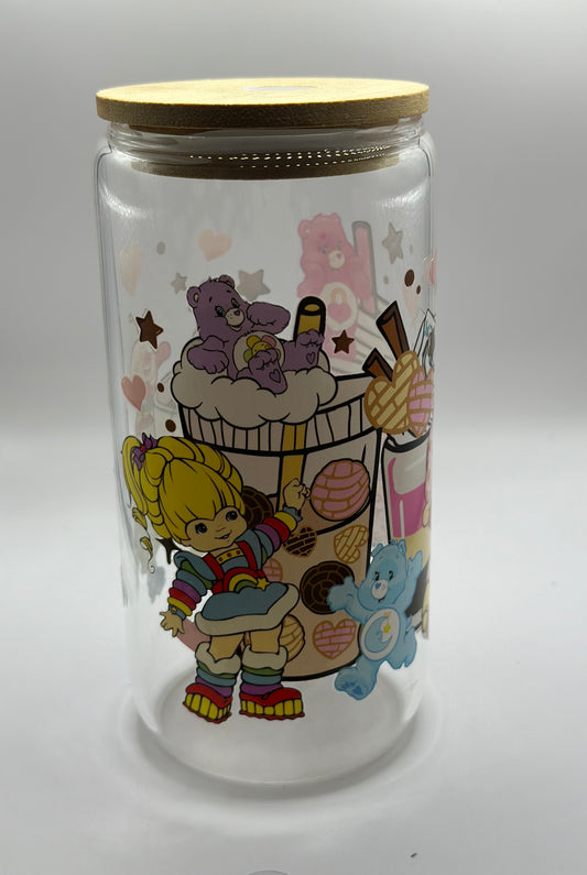 80s Glass Cup