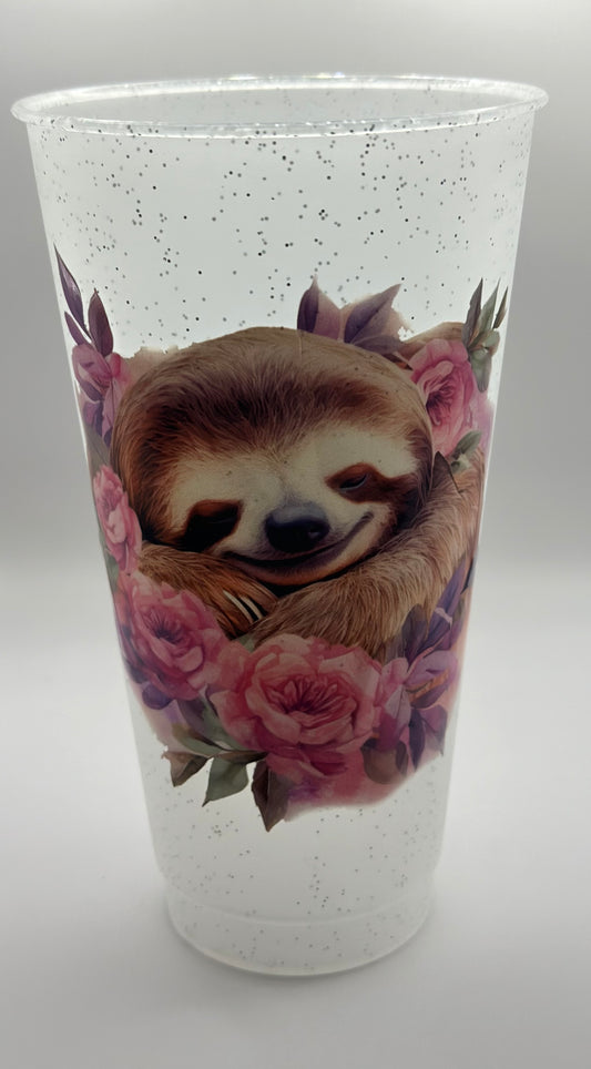 Sloth Plastic Cup