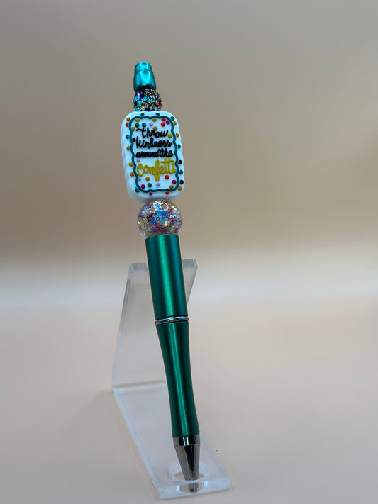 Kindness beaded pen