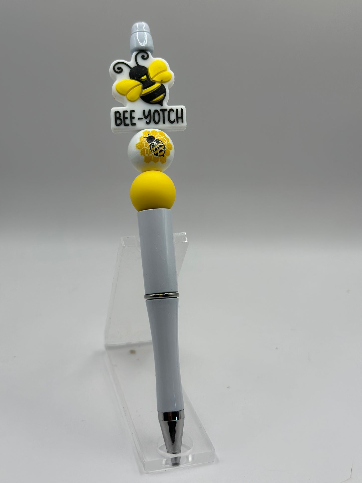 Bee-yotch Beaded Pen