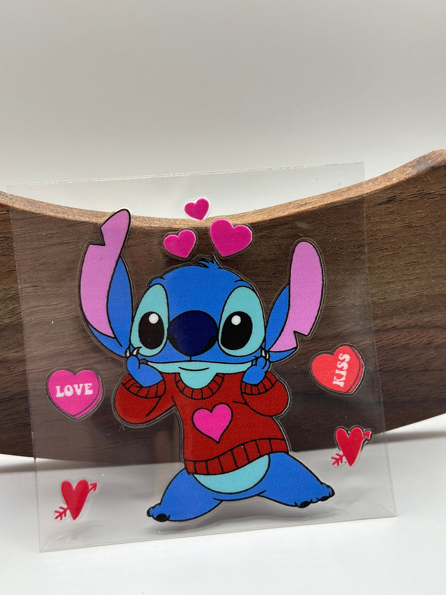 Stitch love decal