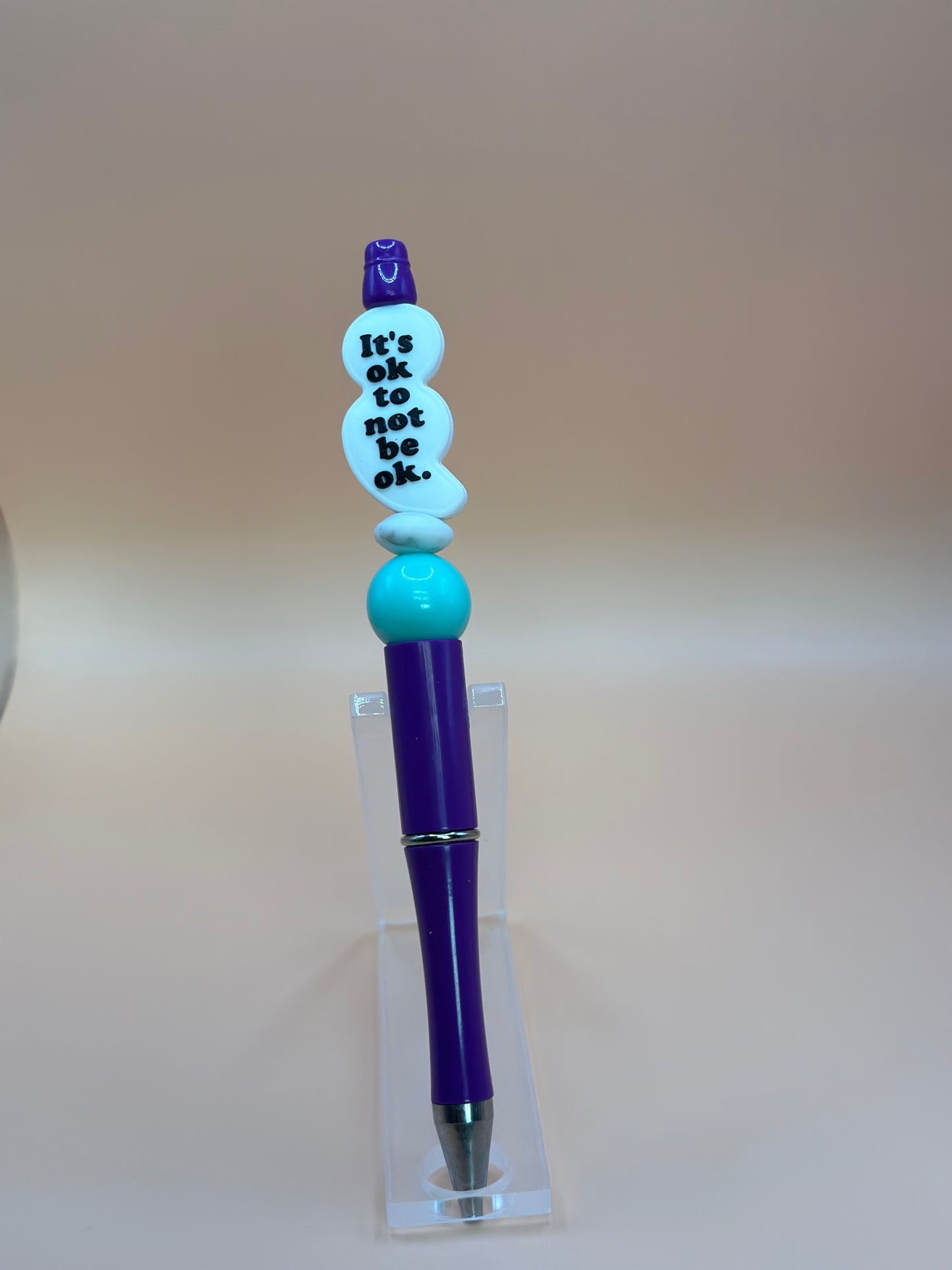 Semicolon Beaded pen