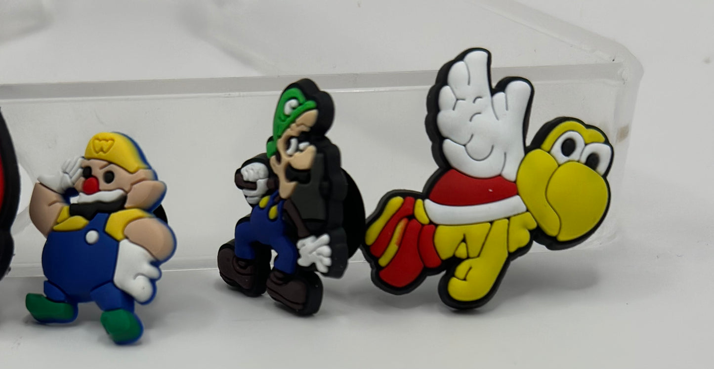 Mario Croc Charm Set