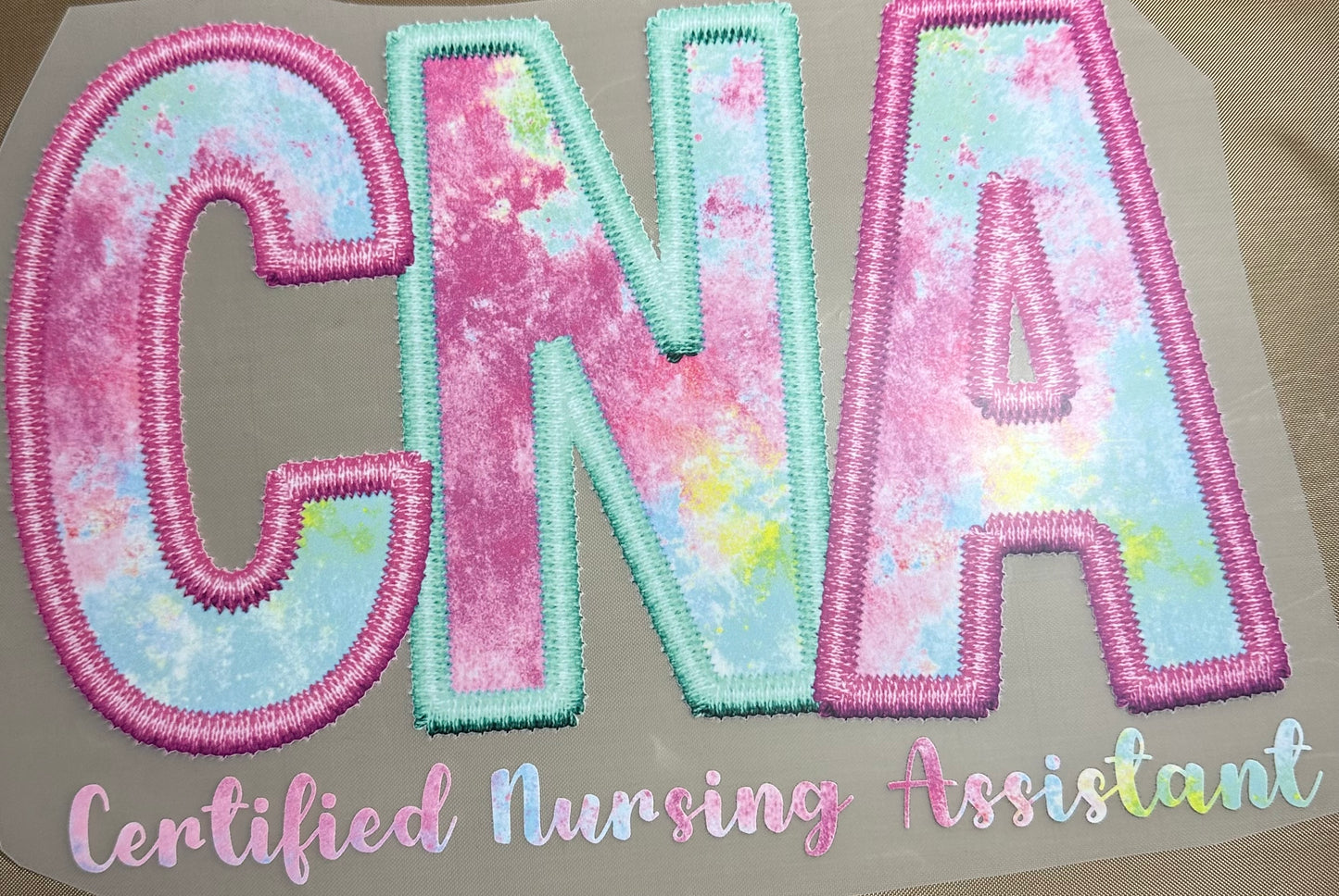 CNA tie dye