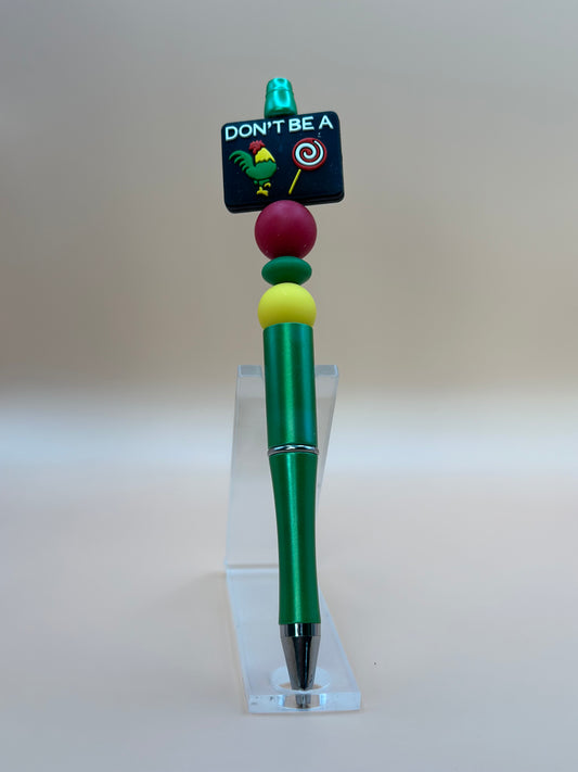 Sarcastic Beaded Pen