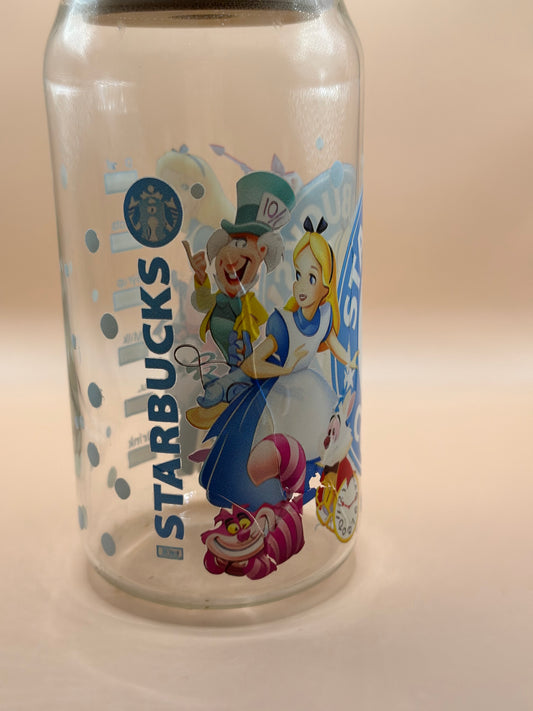 Alice N Wonderland Glass Cup