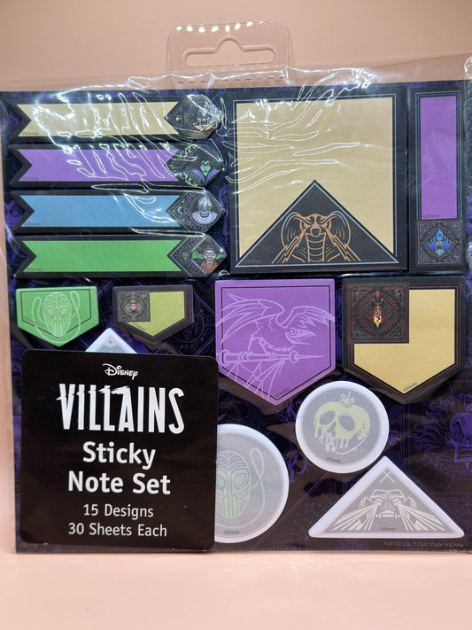 Villains Sticky Note Set