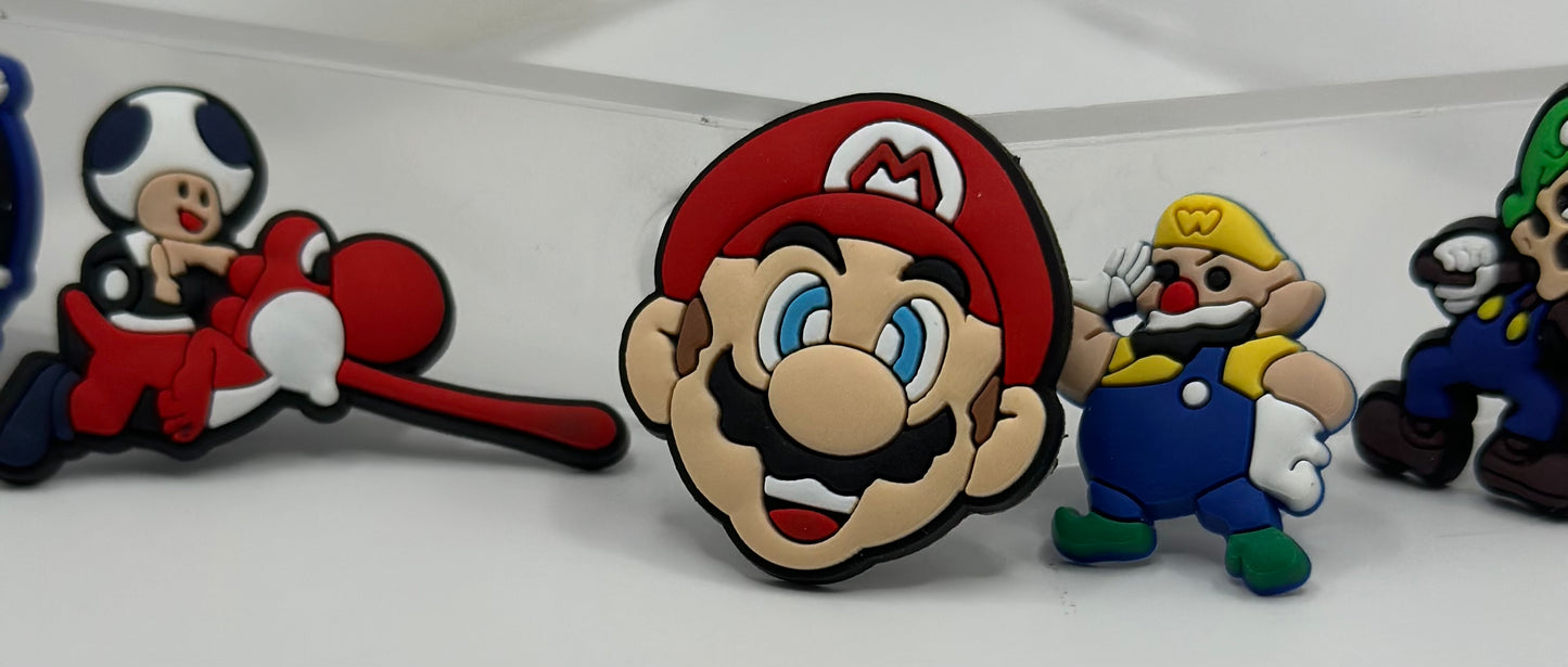 Mario Croc Charm Set