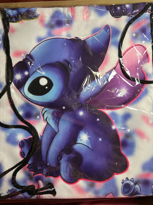 Stitch drawstring bag